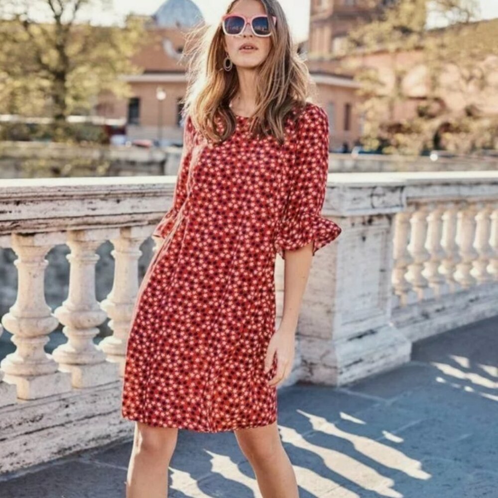 Boden Hyacinth Dress Scattered Stars